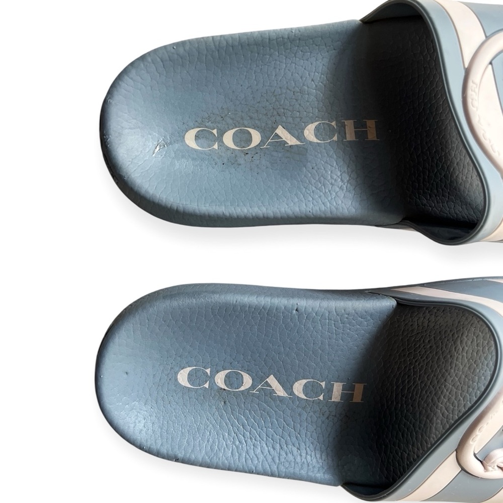COACH Uli Sport Slide With Horse And Carriage Print, sz 6 - Picture 6 of 13